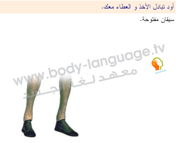 لغة الجسد بالصور - الأرجل - الساقان
